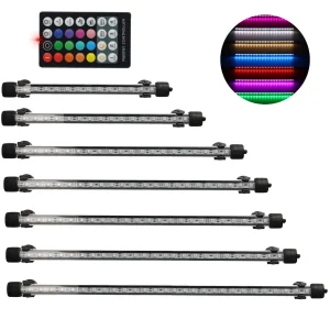 Submersible Aquarium Light Underwater RGB Multicolour LED Lights for Fish Tank