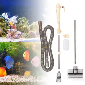 Electric Gravel Vacuum Fish Tank Water Changer Vaccuum Cleaner Aquarium Clean