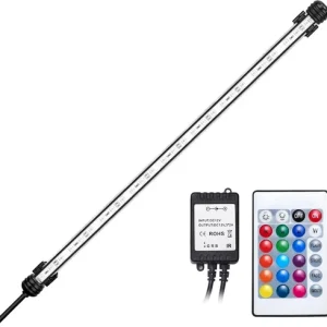 48cm/5.8W Aquarium Fish Tank Submersible LED Light Bar with Remote